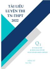 Tài liệu luyện thi Tốt nghiệp THPT môn Toán - Năm học 2022